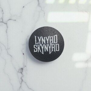 Lynyrd Skynyrd Coaster Set White with Holder – Southern Rock Decor